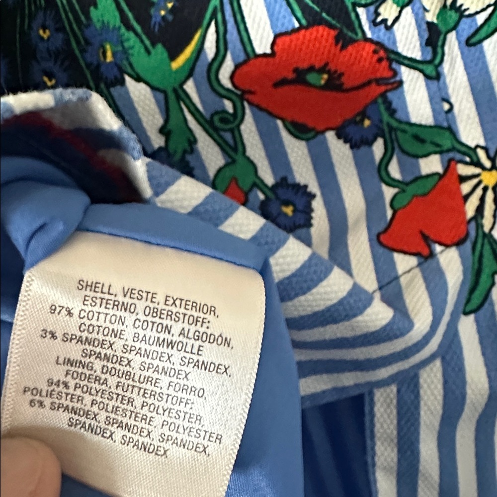 Anthropologie Postmark Lush Vertical Garden Skirt - Picture 8 of 8